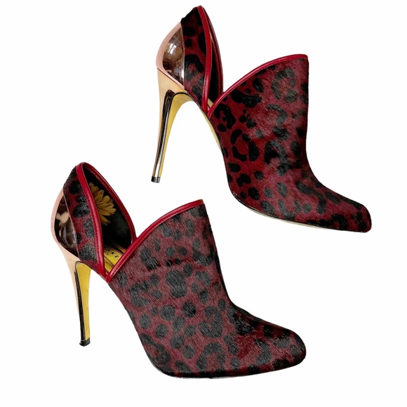 Ted Baker Alenk Calf Hair Leopard Print 